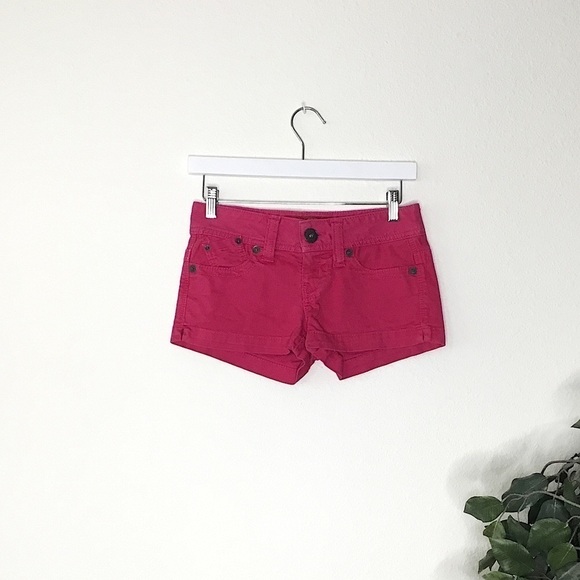 Guess Jeans Pink Stretch Shorts - Picture 1 of 7